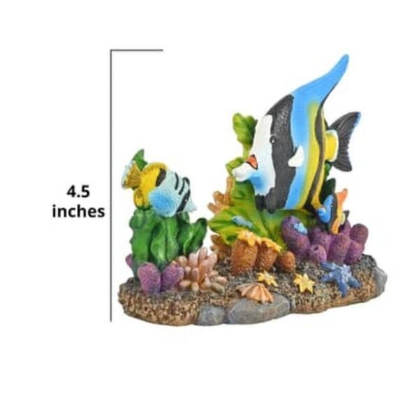 Tropical Fish Hand Painted Resin Figurine - Picture 12 of 15